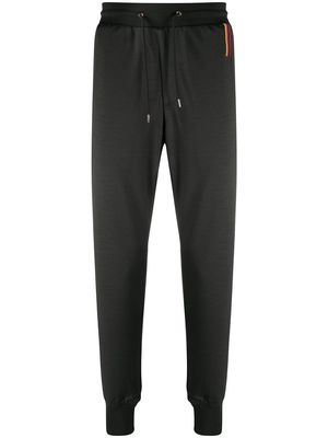 Paul Smith embroidered stripe trim trackpants - Grey
