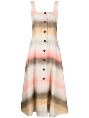 Paul Smith faded-effect sleeveless dress - Multicolour