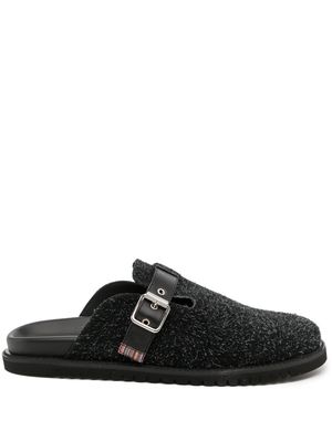 PAUL SMITH felted closed-toe sandals - Black