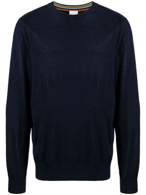 Paul Smith fine-knit merino wool jumper - Blue