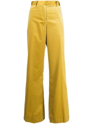 Paul Smith flared cotton trousers - Yellow
