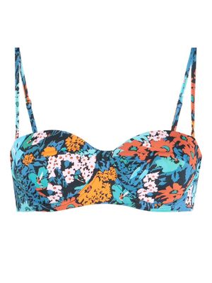 Paul Smith floral-print bikini top - Multicolour