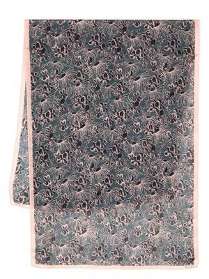 Paul Smith floral-print scarf - Blue