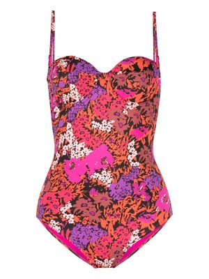 Paul Smith floral-print swimsuit - Pink
