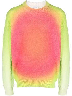 Paul Smith 'Glow Polka' textured sweater - Green
