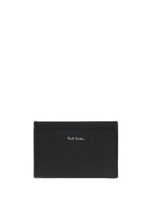 Paul Smith graphic-print leather wallet - Black