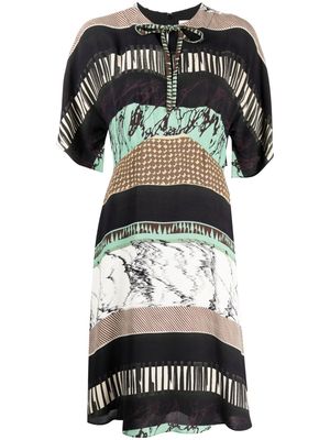 Paul Smith graphic-print short-sleeve dress - Multicolour