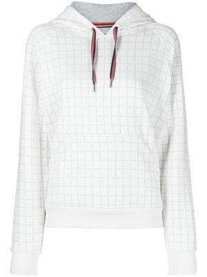 Paul Smith grid-check pullover hoodie - Neutrals