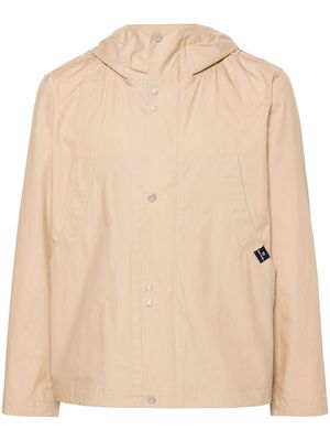 Paul Smith high-neck hooded jacket - Neutrals