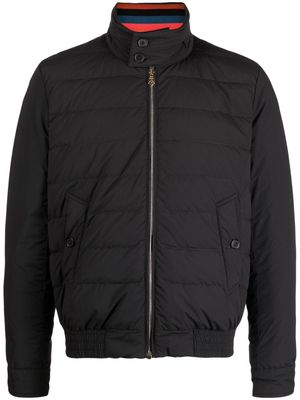 Paul Smith high-neck padded jacket - Black