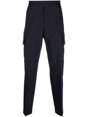 Paul Smith high-waist tapered trousers - Blue