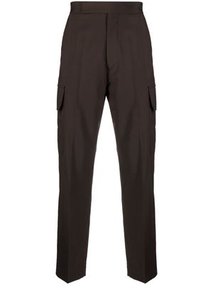 Paul Smith high-waist tapered trousers - Brown