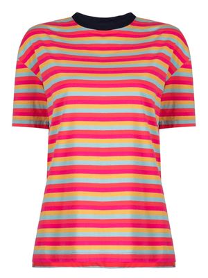 Paul Smith horizontal stripe-print T-shirt - Multicolour