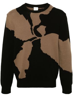 Paul Smith intarsia-knit cotton jumper - Black