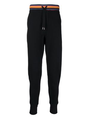 Paul Smith jersey-knit track pants - Black