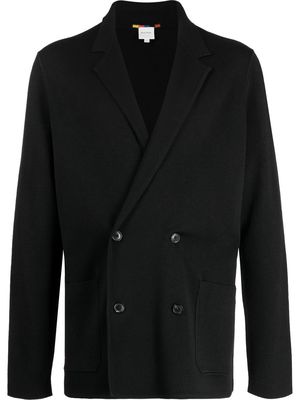 Paul Smith knitted double-breasted blazer - Black