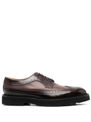 Paul Smith lace-up leather brogue shoes - Brown