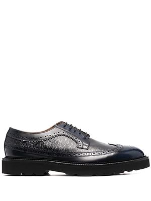 Paul Smith lace-up leather Oxford shoes - Blue