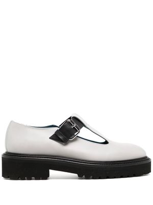 Paul Smith leather buckle-fastening shoes - Grey