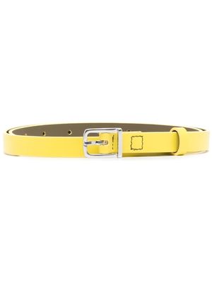 Paul Smith leather skinny belt - Yellow