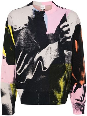 Paul Smith Life Drawing-print cotton sweatshirt - Multicolour