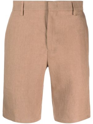 Paul Smith linen bermuda shorts - Brown