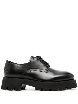 Paul Smith logo-embossed lace-up shoes - Black