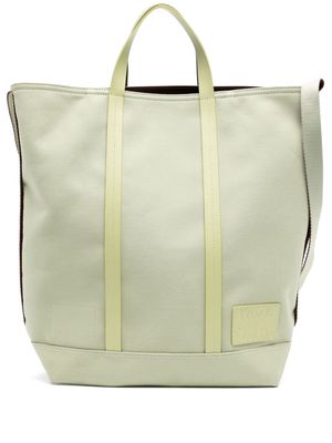 Paul Smith logo-patch tote bag - Green