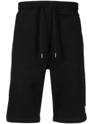 Paul Smith logo-patch track shorts - Black