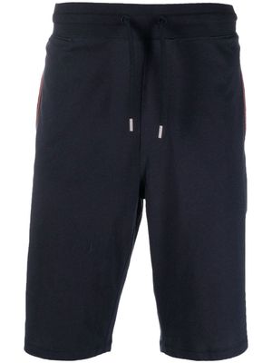 Paul Smith logo-print jersey track shorts - Blue