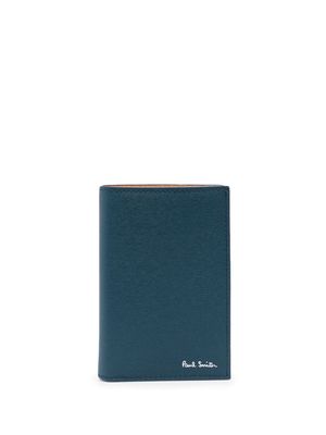 Paul Smith logo-print wallet - Blue