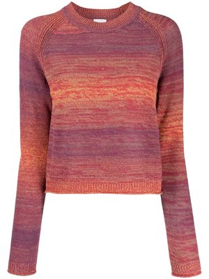 Paul Smith mélange-effect knitted jumper - Red