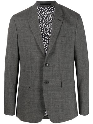 Paul Smith mini-check pattern blazer - Black