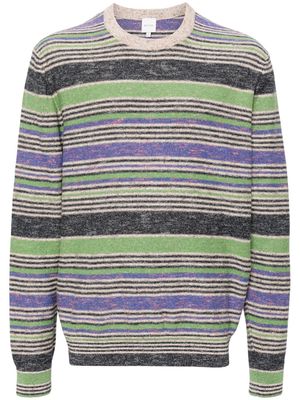 Paul Smith multi-stripe cotton-linen jumper - Multicolour