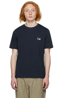 Paul Smith Navy Paint Splatter T-Shirt