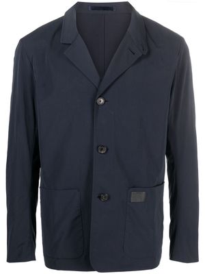 Paul Smith notched-collar button-up jacket - Blue