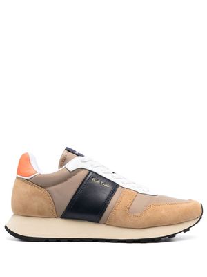 Paul Smith panelled low-top sneakers - Brown