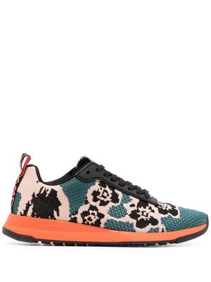 Paul Smith patterned lace-up sneakers - Multicolour