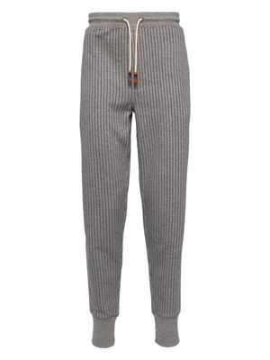 Paul Smith pinstripe-pattern track pants - Grey