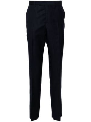 Paul Smith pinstriped wool tailored trousers - Blue