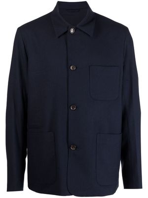 Paul Smith plain workwear jacket - Blue