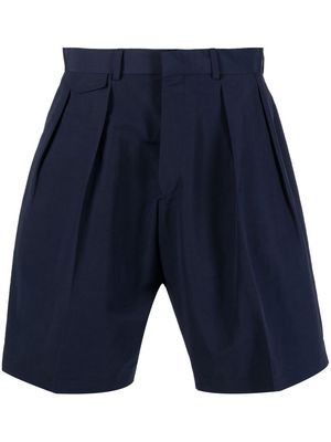 Paul Smith pleated chino shorts - Blue