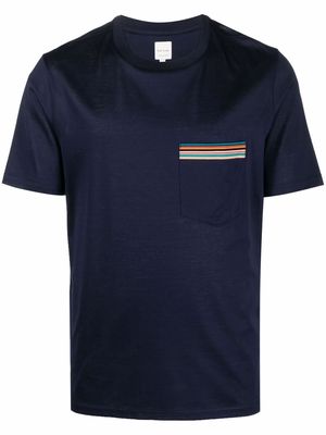 Paul Smith pocket cotton T-shirt - Blue