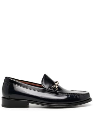 Paul Smith polished leather monk shoes - Blue