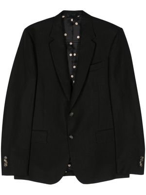 Paul Smith poplin linen blazer - Black