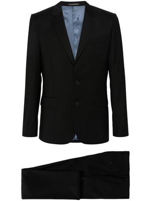 Paul Smith poplin stretch-wool suit - Black