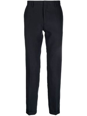 Paul Smith pressed-crease linen trousers - Blue