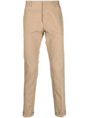 Paul Smith pressed-crease straight-leg trousers - Neutrals