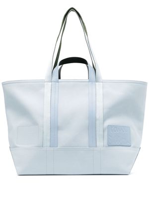 Paul Smith reversible logo-patch tote bag - Blue