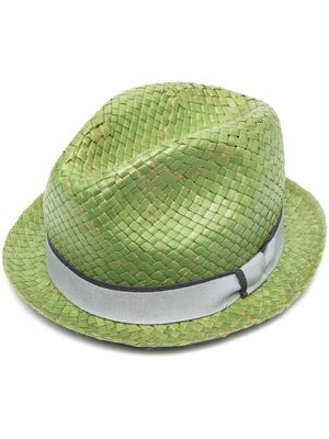 Paul Smith ribbon-detail sun hat - Green